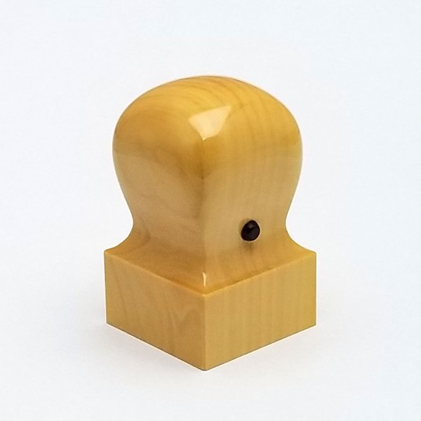 画像2: 手書きハンコ専用商品 薩摩本柘植【さつまほんつげ】 角印 角天丸36ミリ (2)