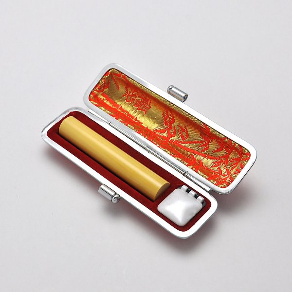 画像3: もみ皮ケース(赤) 丸寸胴10.5ミリ/12ミリ用 (3)