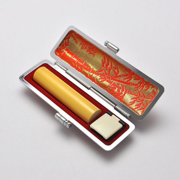 画像3: もみ皮ケース(赤) 丸寸胴13.5ミリ/15ミリ用 (3)