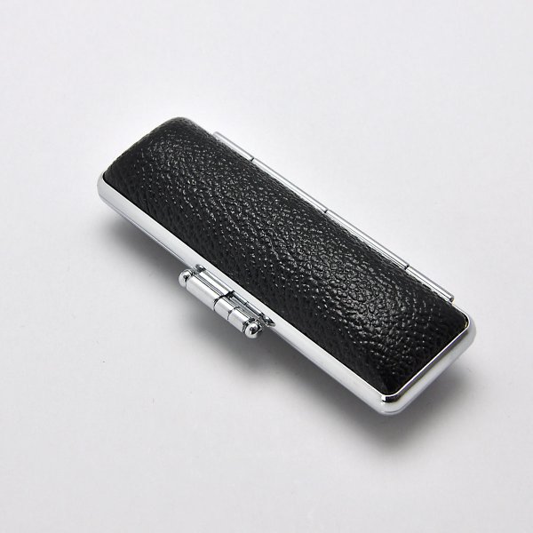 画像2: もみ皮ケース(黒) 丸寸胴16.5ミリ/18ミリ用 (2)