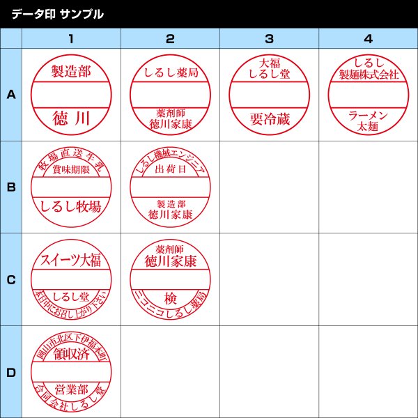 画像5: Shatchihata データースタンプ 10号丸(日付印) (5)