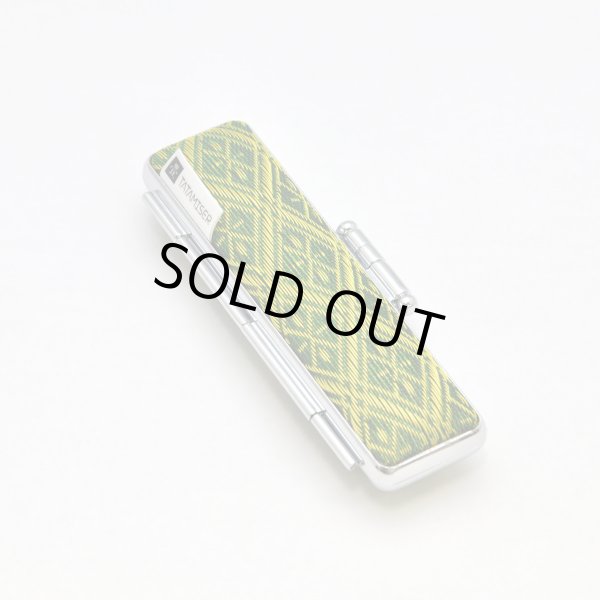 画像3: 畳縁(たたみべり) の印鑑ケース10.5/12mm用(なりひら 鶯) (3)