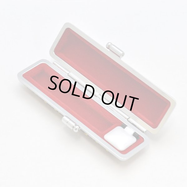 画像4: 畳縁(たたみべり) の印鑑ケース10.5/12mm用(なりひら　瑠璃) (4)